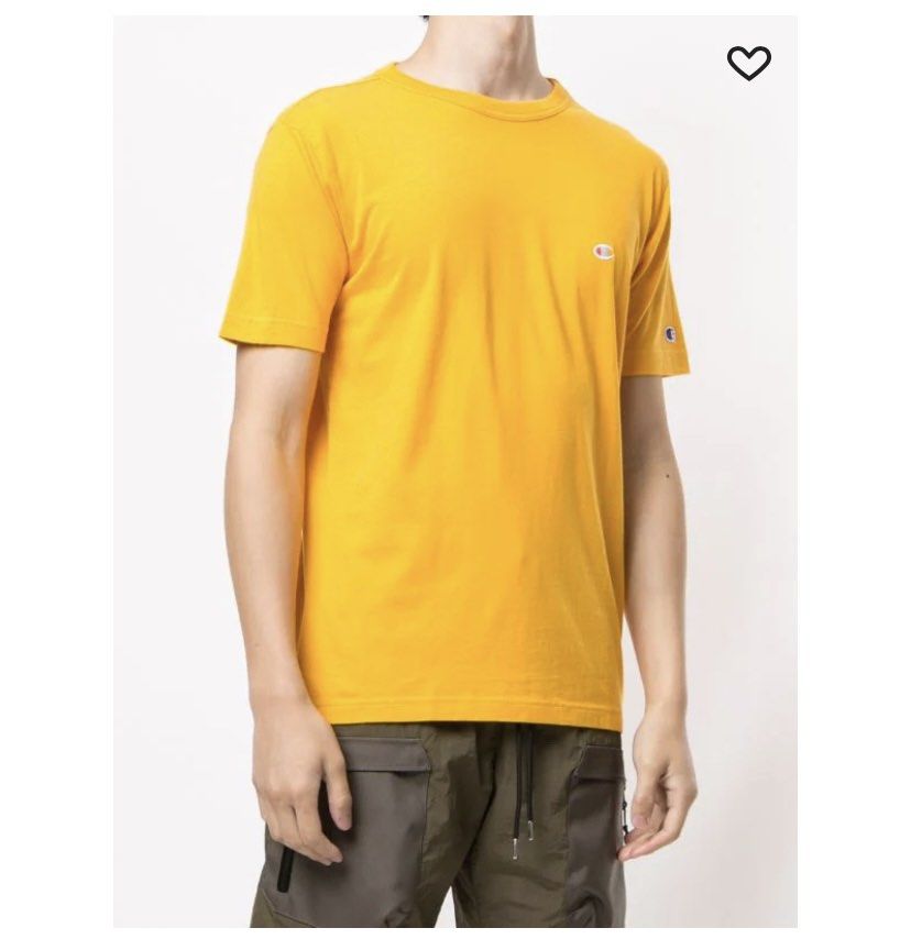Champion shirts yellow online