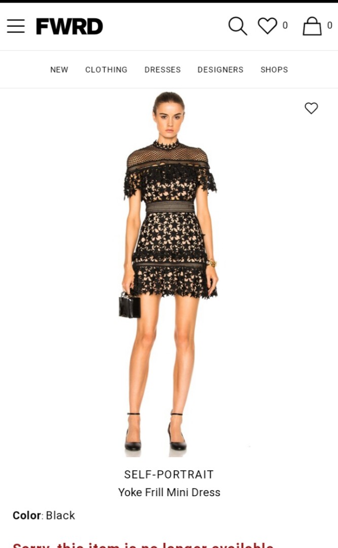 Self portrait deals dress price