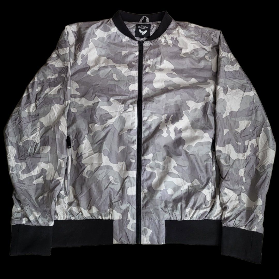 Brave soul london bomber jacket on sale