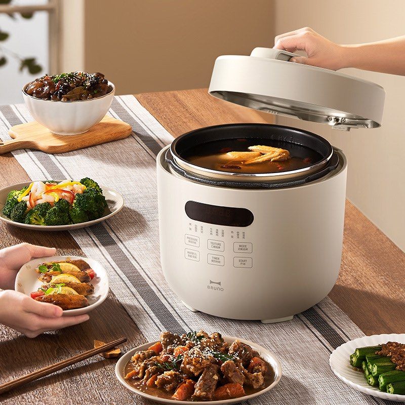 【新品未使用】BRUNO Multi Pressure Cooker Amazon.com: BRUNO crassy+ Hot Pots (Inory): Home & Kitchen