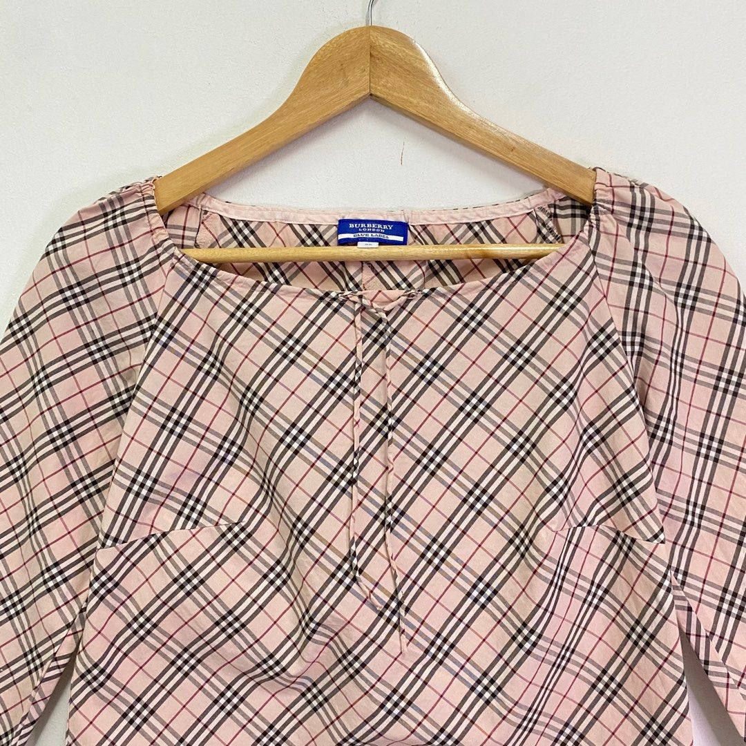 Burberry London Blue Label Women s Pink Novacheck Women s Fashion