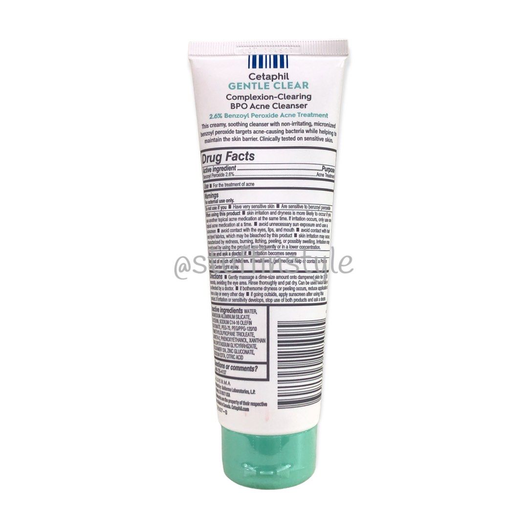 Cetaphil Gentle Clear Complexion Clearing Benzoyl Peroxide Acne