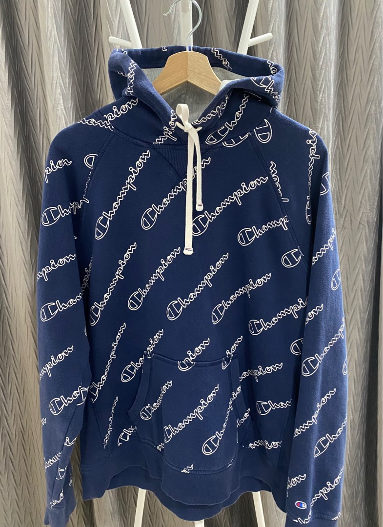 Champion full new arrivals print hoodie