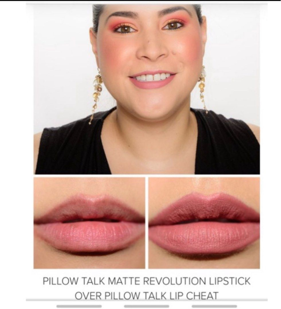 CHARLOTTE TILBURY PILLOW TALK LIP CHEAT & LIPSTICK, Beauty & Personal