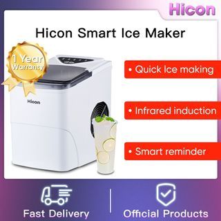 Check out 【Global】Hicon Ice Maker Machine 16AL 26YB 16AT 16C 16M Mini Home Electric Ice Maker Automatic 15kg-24H Ice Cube Maker at 75% off! RM295.00 - RM459.00 only.