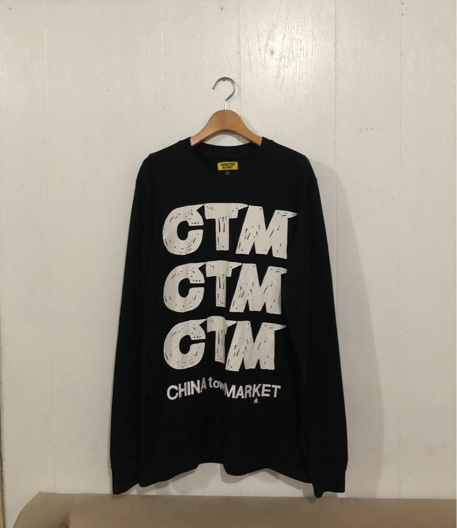 T-shirt Chinatown Market X Secret Club Noir Fleuri - Taille XL Unisexe - Neuf Avec étiquettes