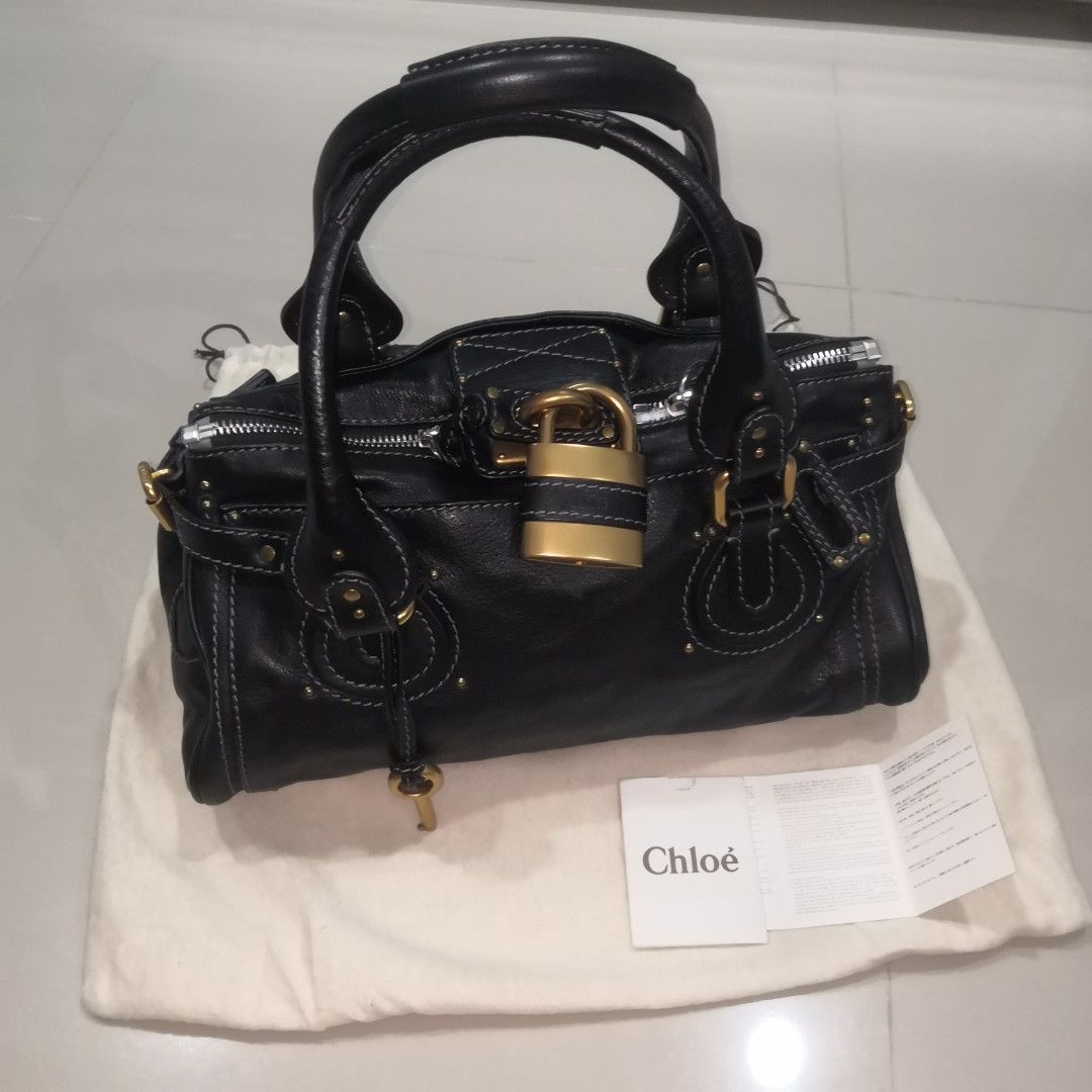 Chloe bag with lock and key new arrivals