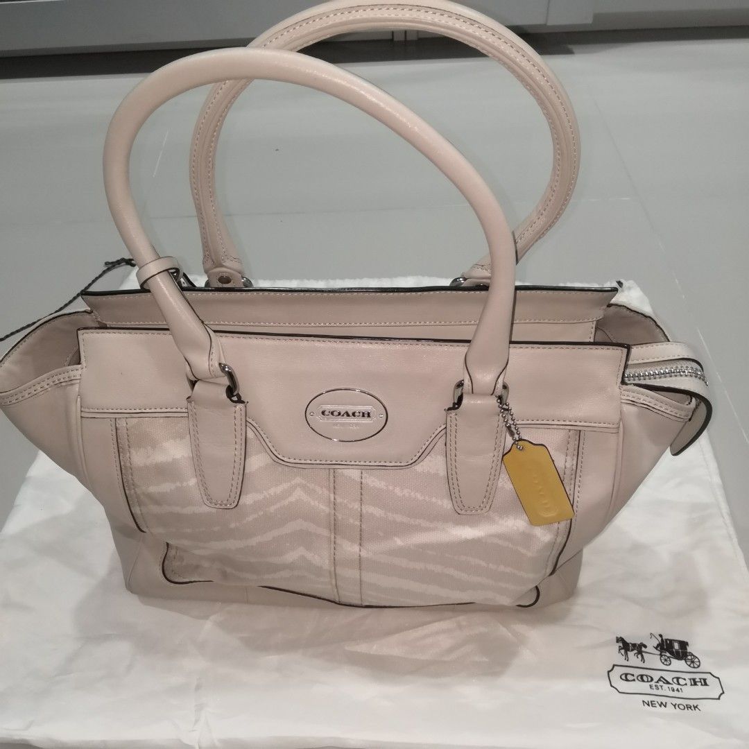 Coach zebra bag outlet