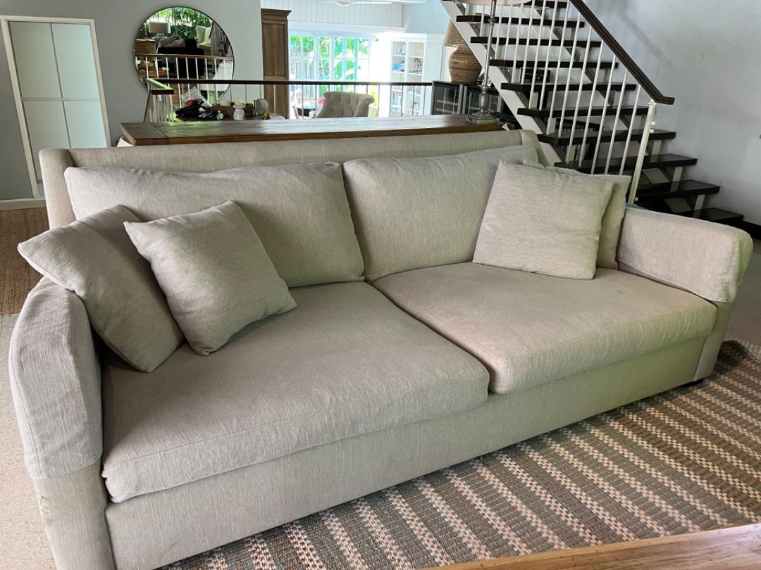 Crate and Barrel sofa, Furniture & Home Living, Furniture, Sofas on