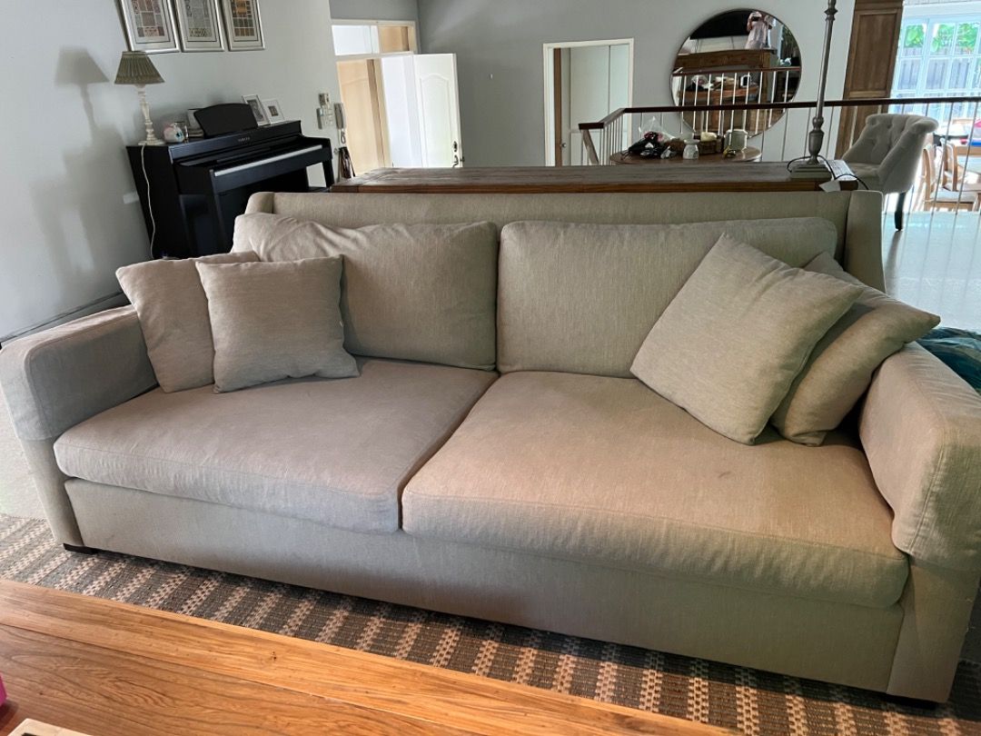 Crate and Barrel sofa, Furniture & Home Living, Furniture, Sofas on