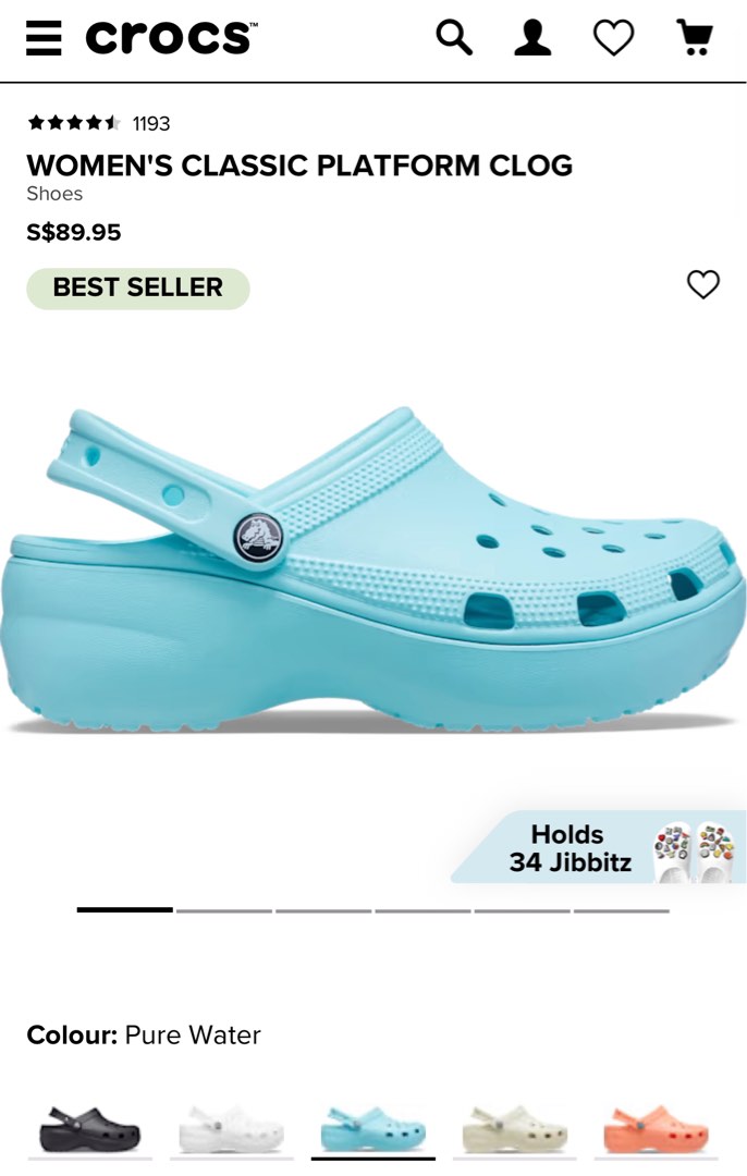 Cheap womens crocs store shoes