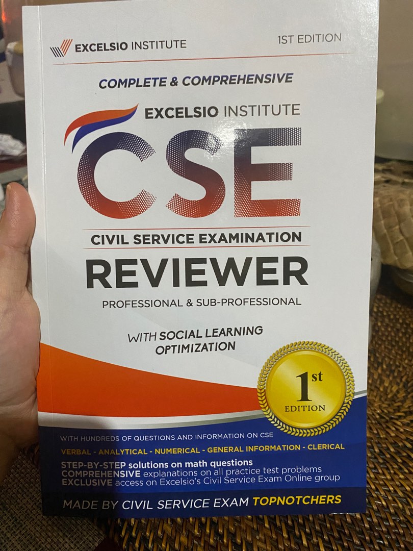 Cse Reviewer, Hobbies & Toys, Books & Magazines, Textbooks On Carousell