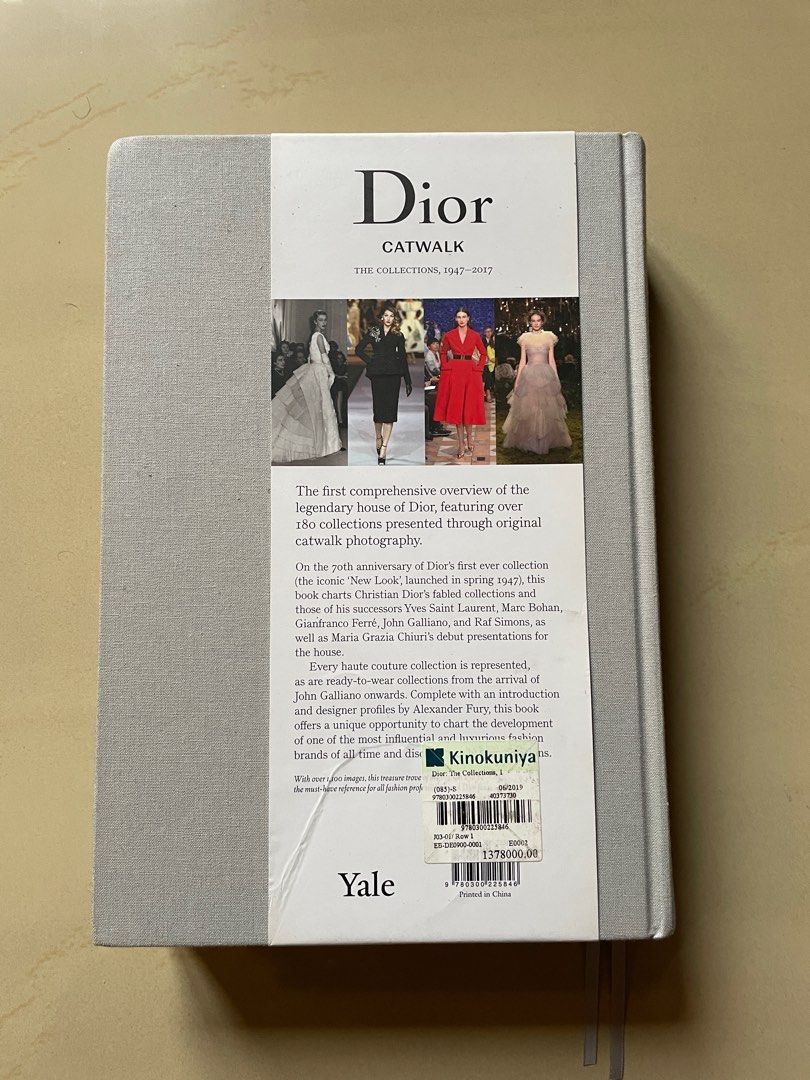 DIOR CATWALK / THE COLLECTION 1947-2017 BOOK, Books & Stationery, Books ...