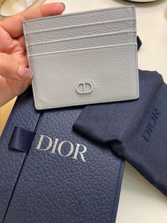 Dior Mens Calfskin Credit Card Holder (Tan) (with original box and  packaging)