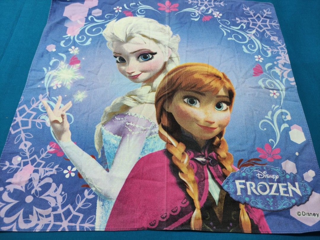 Disney Frozen Anna & Elsa Kids Handkerchief Merch, Hobbies & Toys, Toys ...