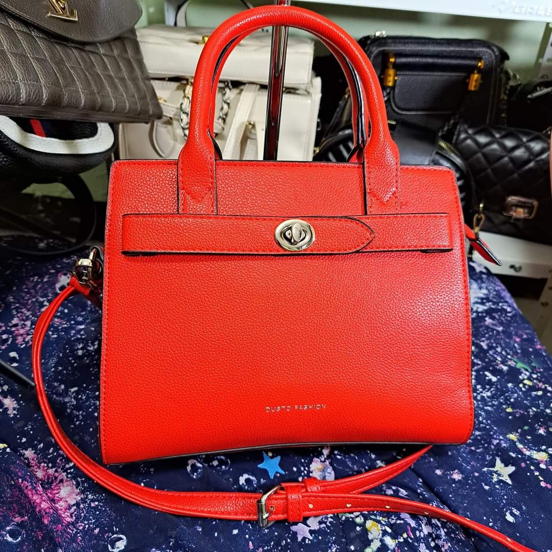 Dusto red 2way bag, Women's Fashion, Bags & Wallets, Cross-body Bags on ...