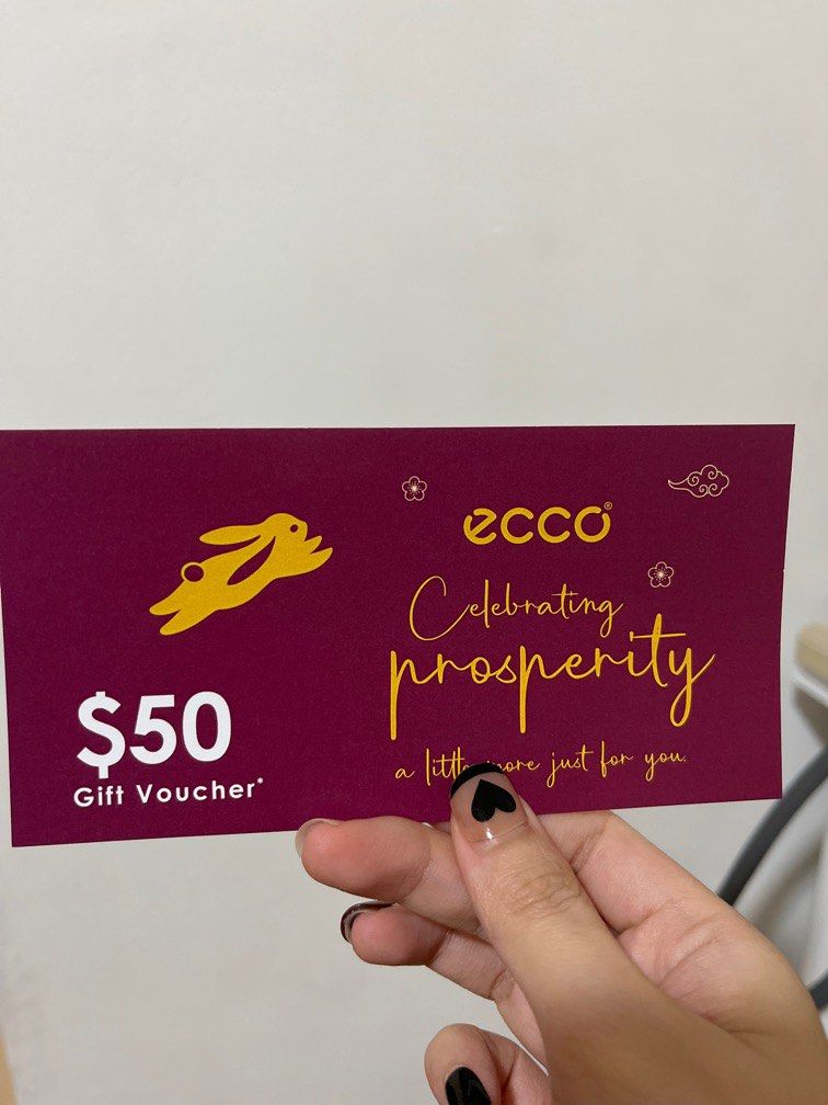 Ecco voucher 50, Tickets & Vouchers, Vouchers on Carousell