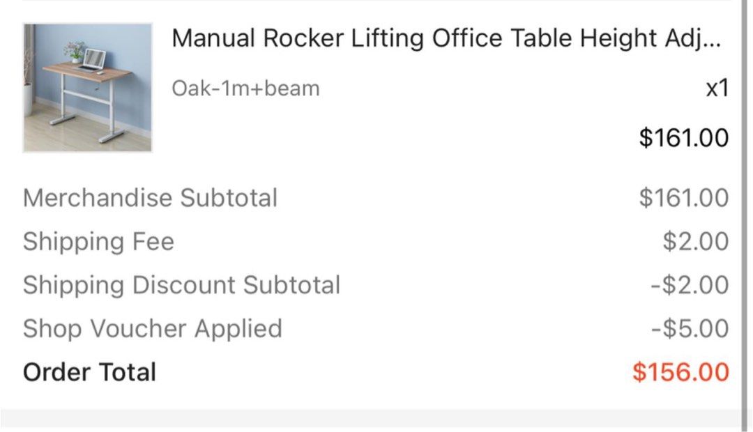 Elevating office table for sales, Furniture & Home Living, Furniture ...