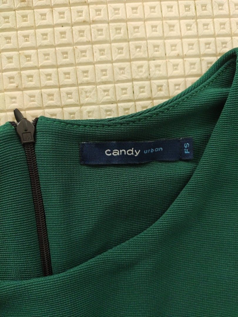 Emerald green office casual semiformal cocktail dress, Women's Fashion