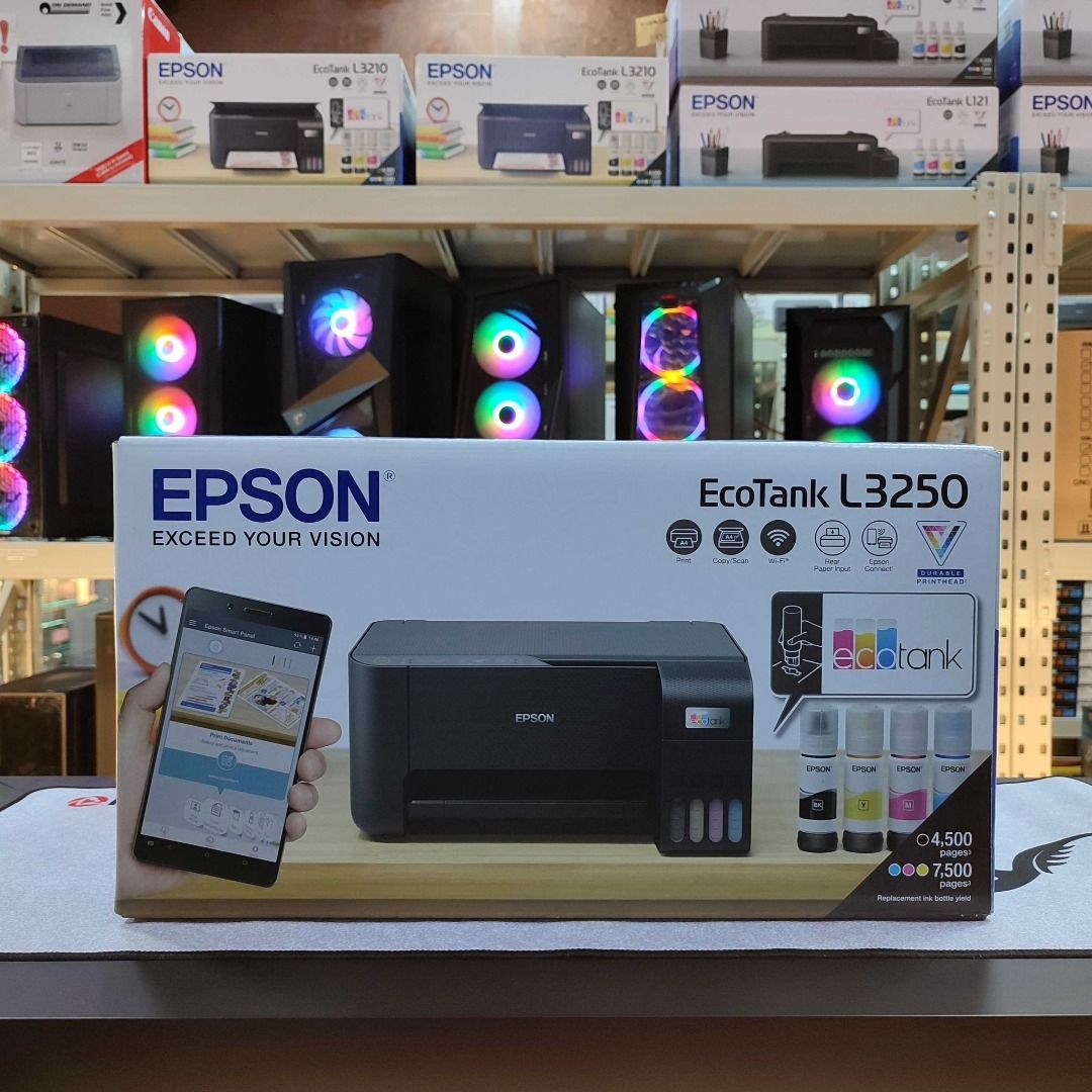 Epson Ecotank L3250 A4 Wi Fi All In One Ink Tank Printer Computers And Tech Printers Scanners 4953