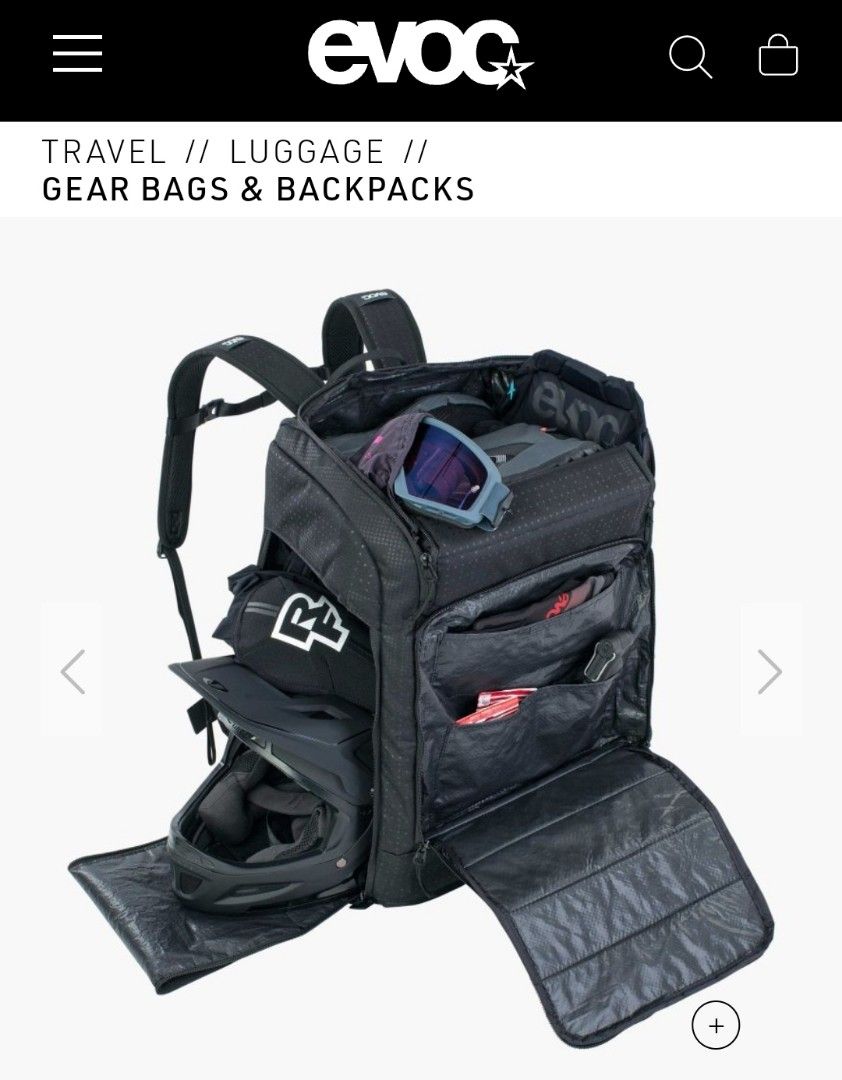 EVOC Gear Backpack 60L, Sports Equipment, Other Sports Equipment and