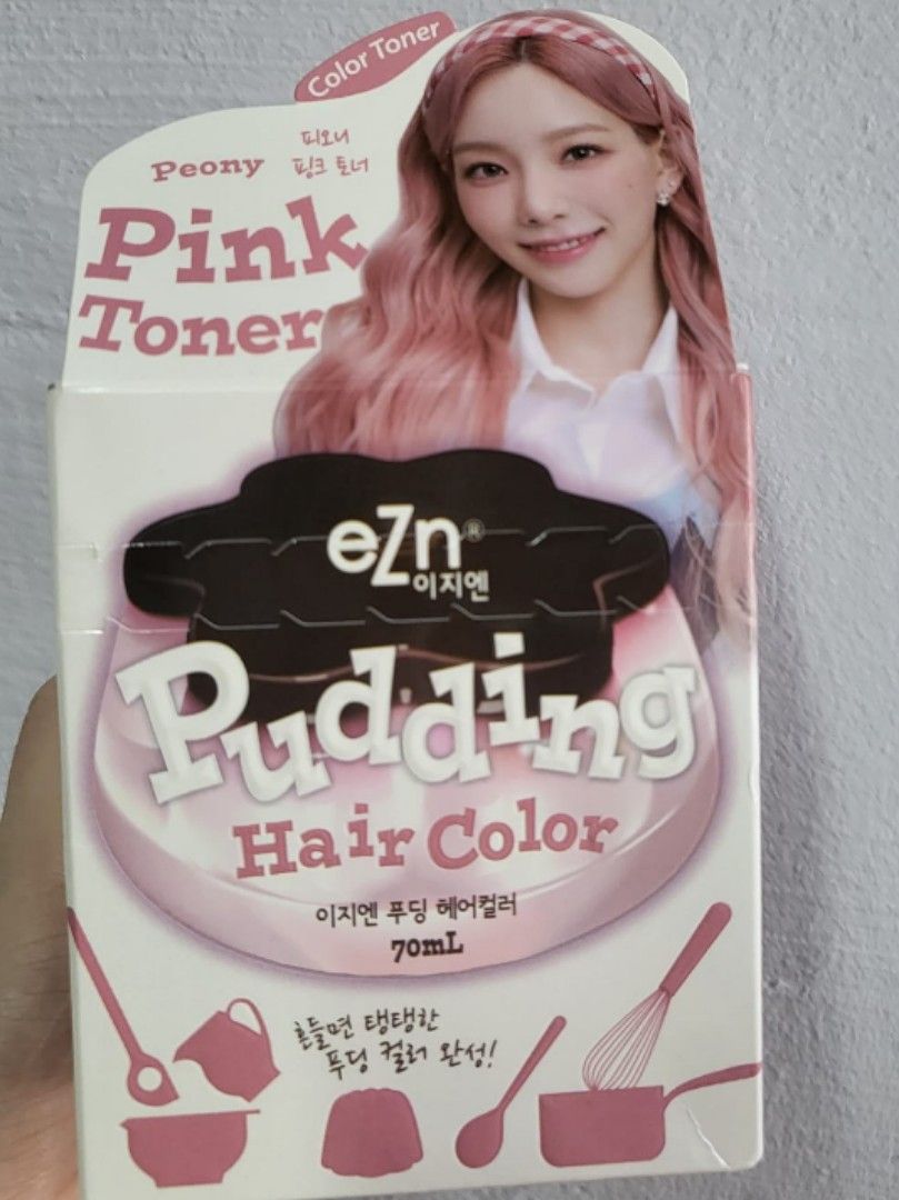 eZn Pudding Hair Color Peony Pink Toner, Beauty & Personal Care, Hair