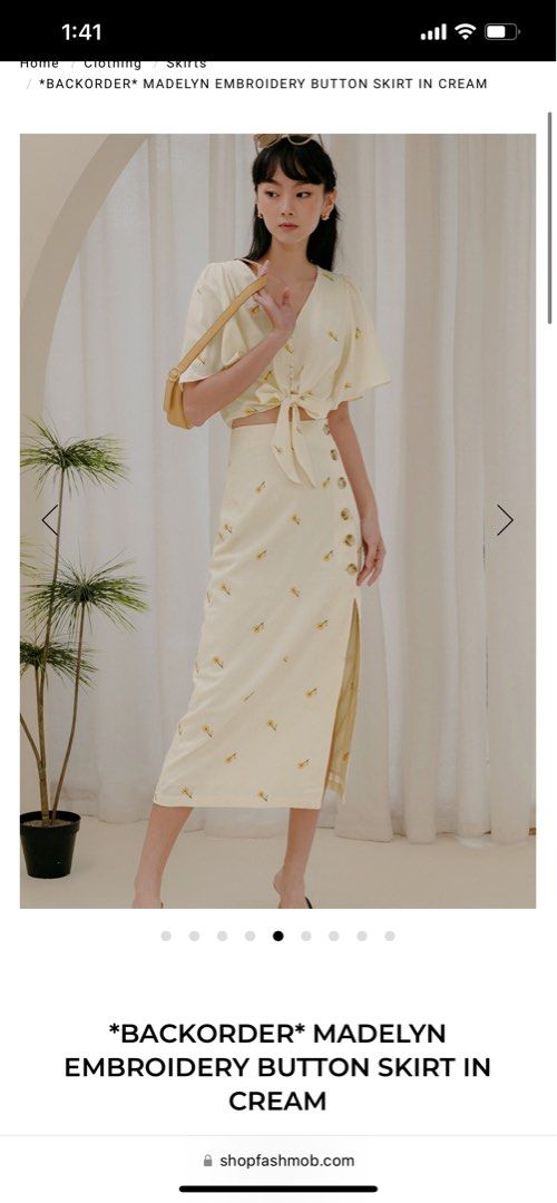 ワンピース MADELYN EMBROIDERY DRESS MADELYN EMBROIDERY DRESS