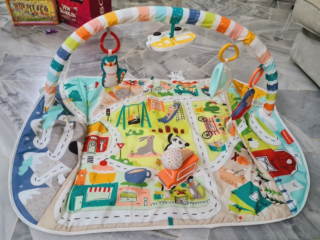 Fisher price activity city gym to jumbo play mat Babies Kids