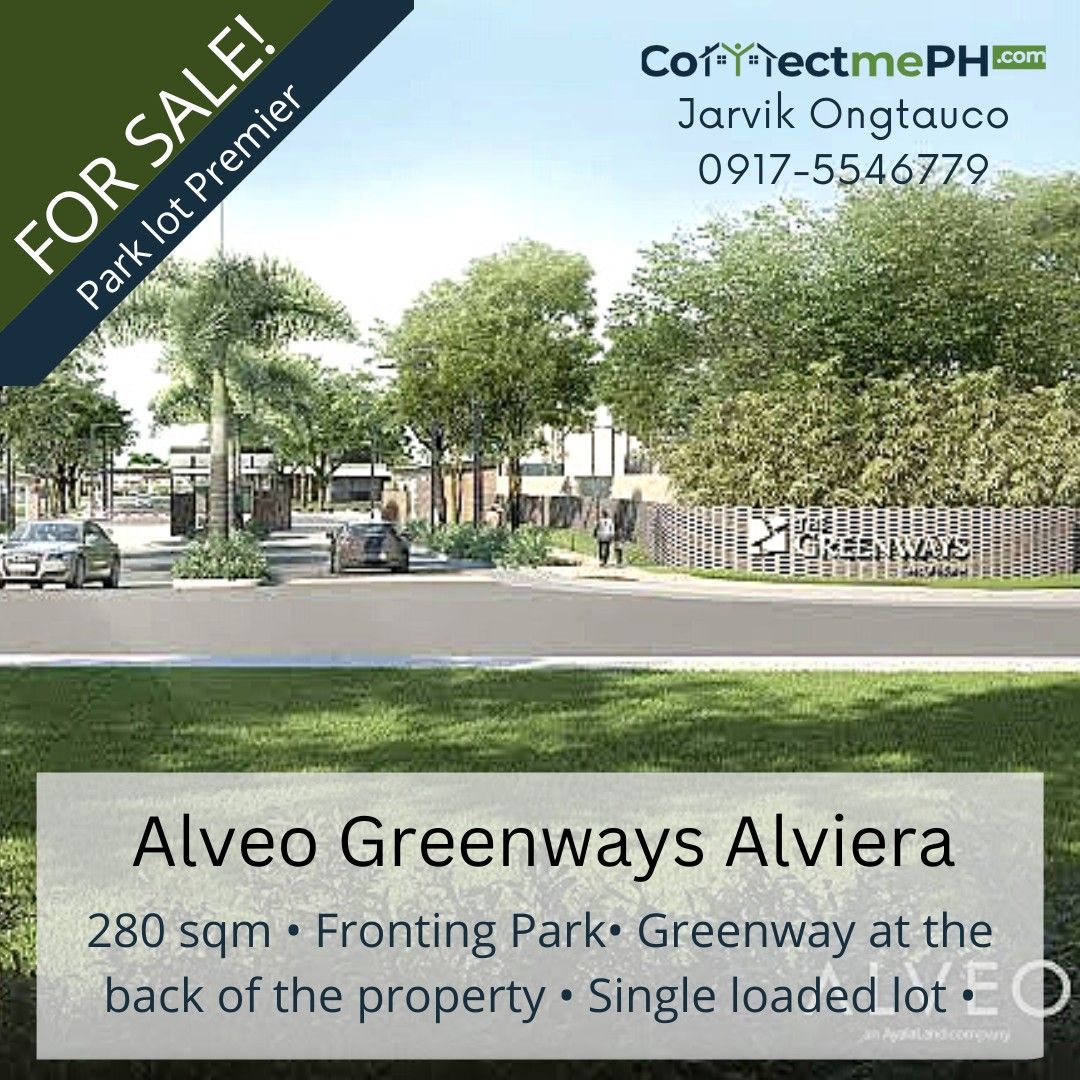 For Sale Greenways Alviera, Property, For Sale, Lot on Carousell