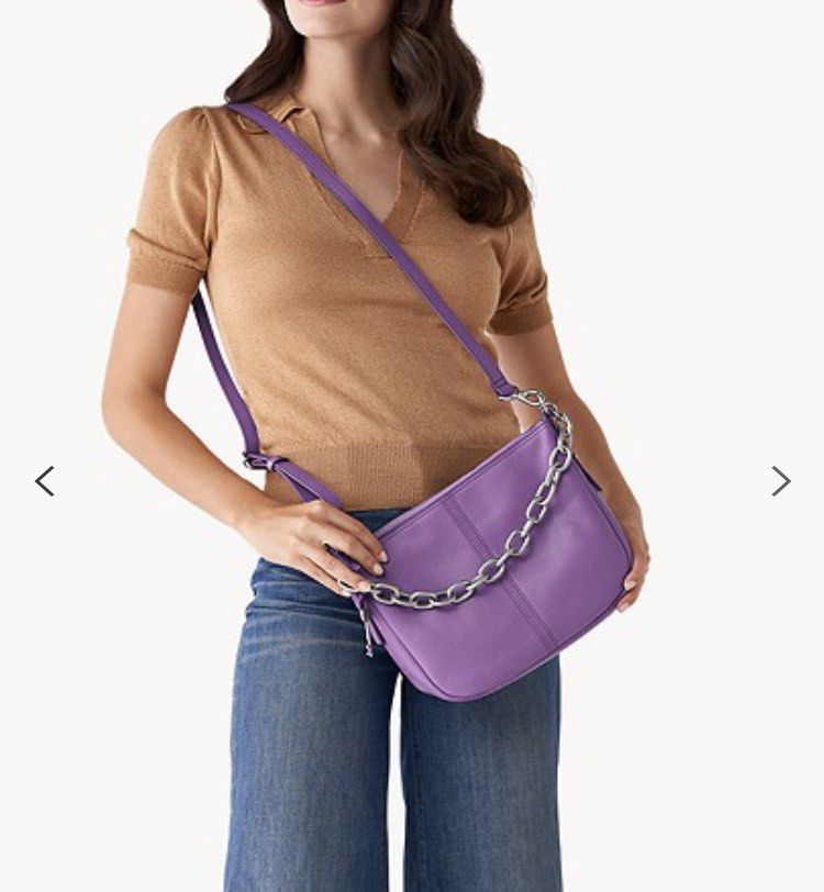 Fossil Jolie Crossbody in Purple, Women's Fashion, Bags & Wallets