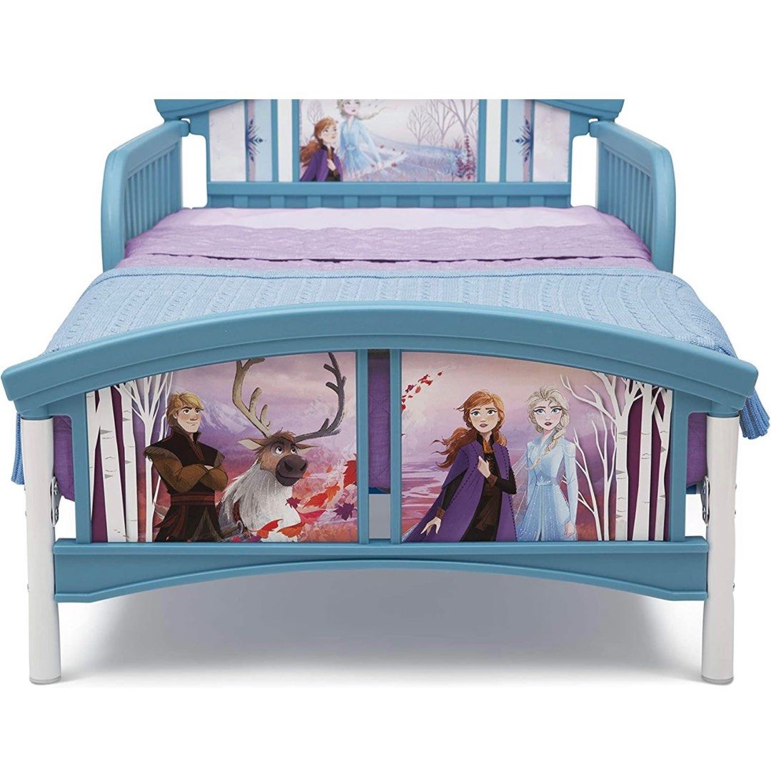 Frozen Delta Kids Frozen Bedframe Assembled, Furniture & Home Living, Furniture, Bed Frames