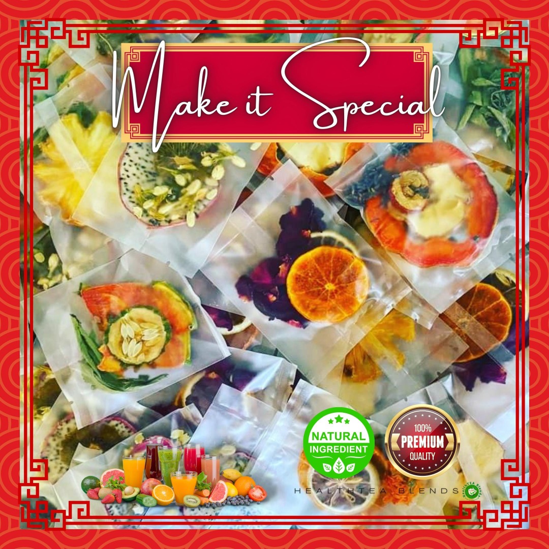 Fruit Tea Detox Tea Dried Fruit Tea Sachets, Health & Nutrition, Health