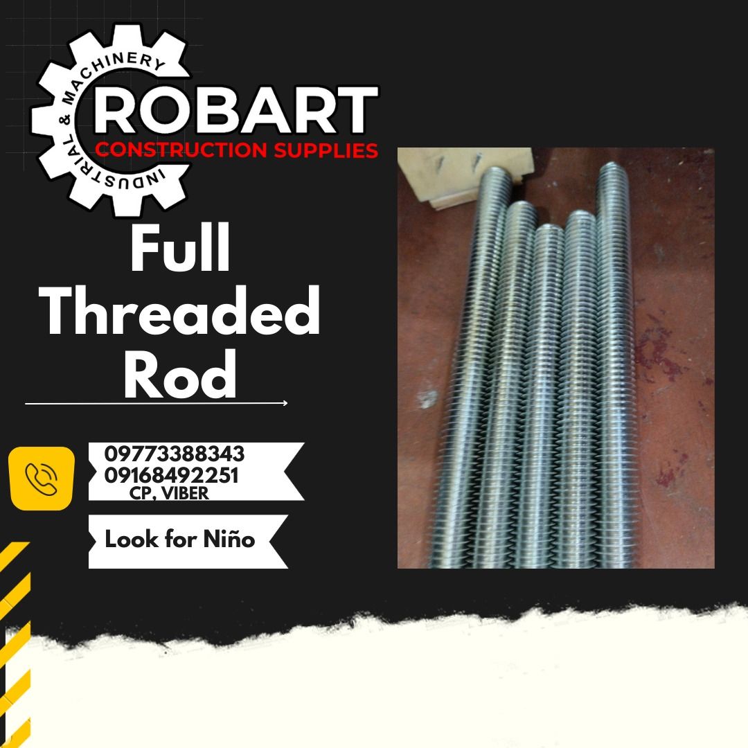 Full Threaded Rod, Commercial & Industrial, Construction Tools ...