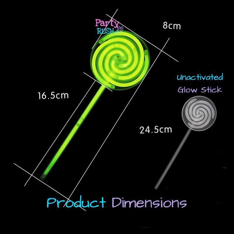 Fun Spinning Lollipop Glow Sticks