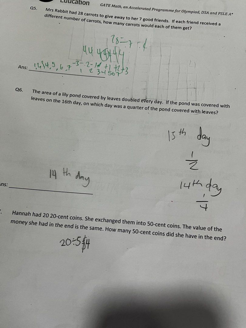 Gep P3 Math notes, Hobbies & Toys, Books & Magazines, Textbooks on ...