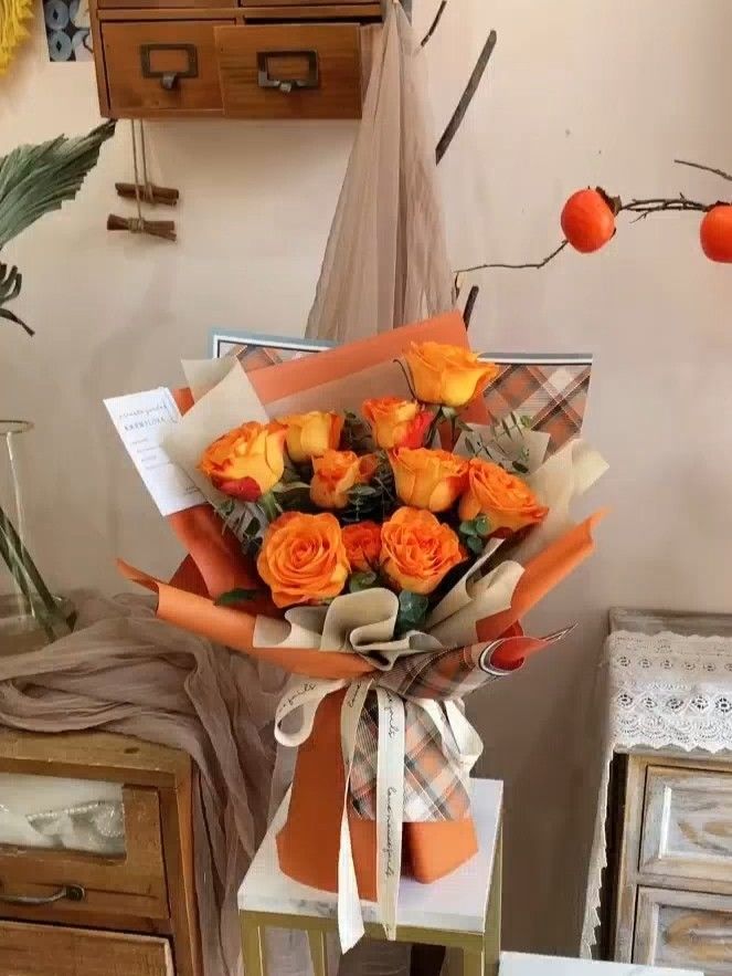 Gingham Theme |checker | Roses bouquet ( Any color), Hobbies & Toys ...