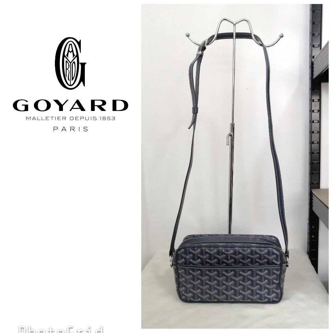 Goyard Cap Vert Navy Blue, Luxury, Bags & Wallets on Carousell