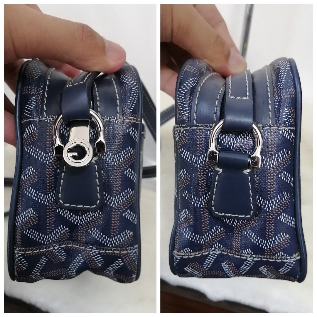 Goyard Cap Vert Crossbody Bag - Navy Blue, Luxury, Bags & Wallets