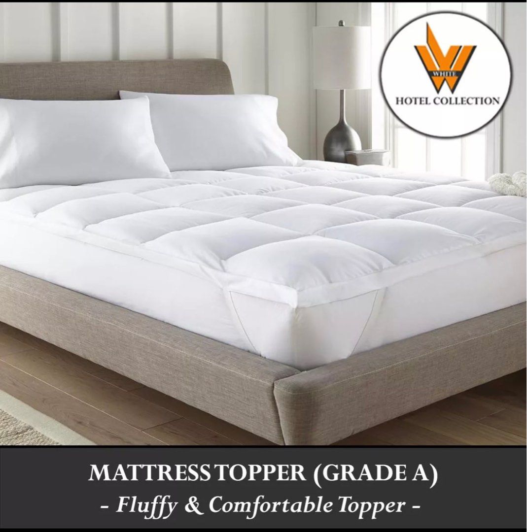 Grade A topper Hotel Collection, Furniture & Home Living, Furniture, Bed Frames & Mattresses on
