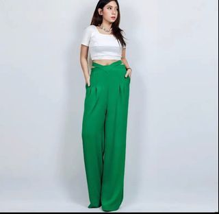 Green kulot cut out