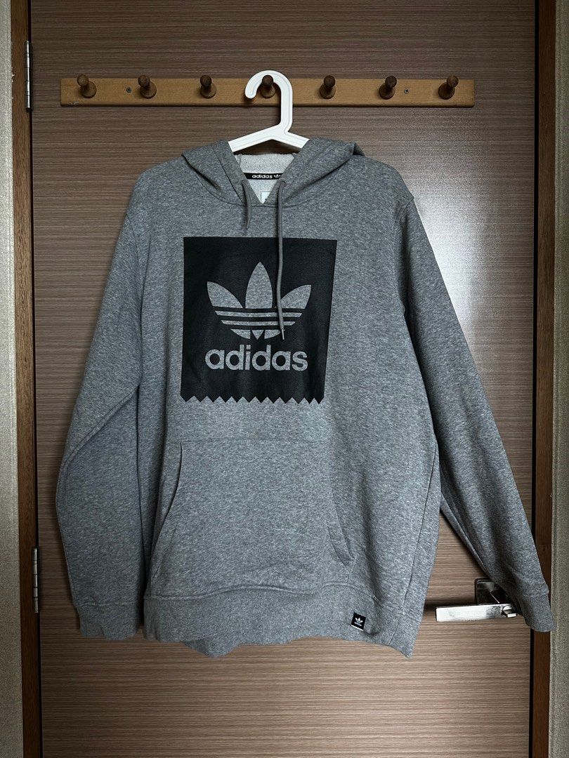 Mens grey adidas sweatshirt online
