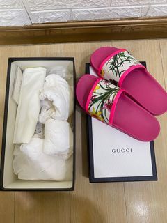 Gucci Floral Slides