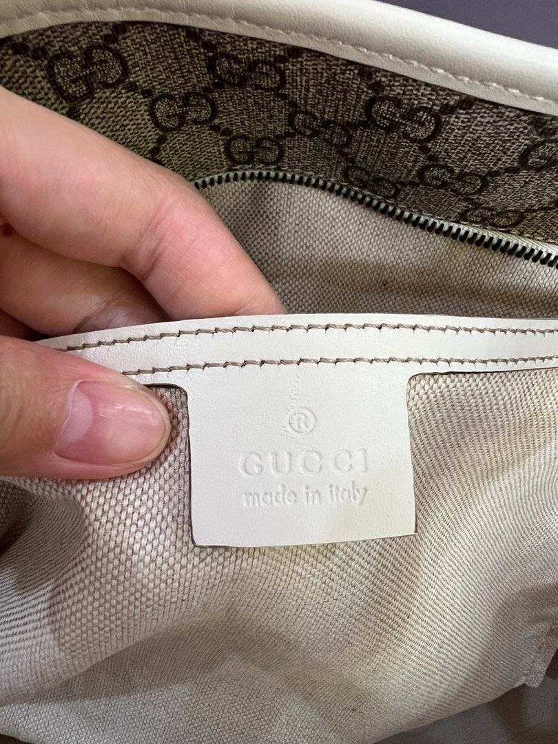 GUCCI Plus Tote Bag GG Coated Canvas Large Barang Mewah Tas