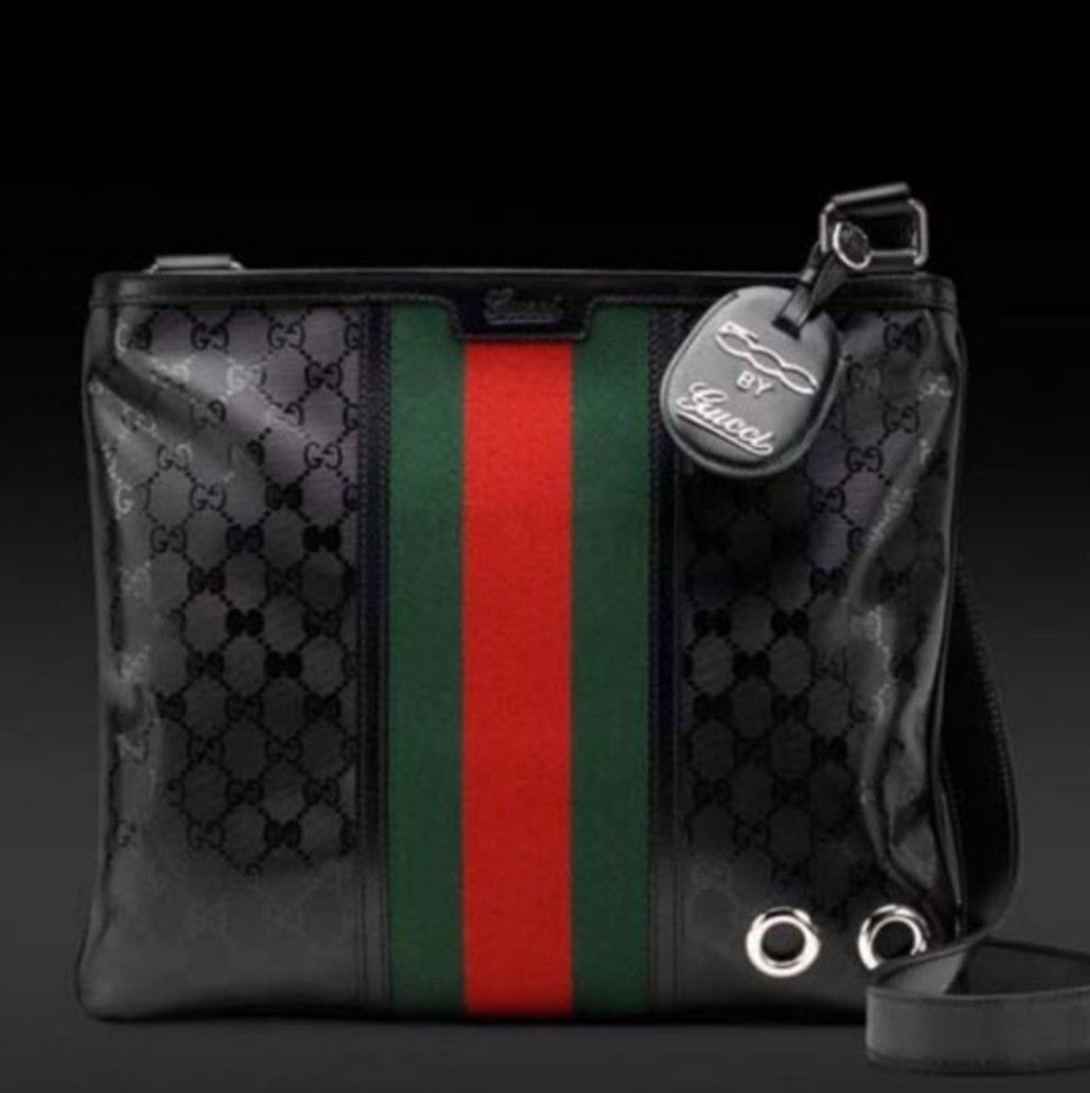 GUCCI FIAT 500C BY GG IMPRIME BLACK BACKPACK! (LIMITED EDITION)