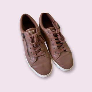 Men Shoes Guess Brown Leather Shoes #guess #shoes #menshoes