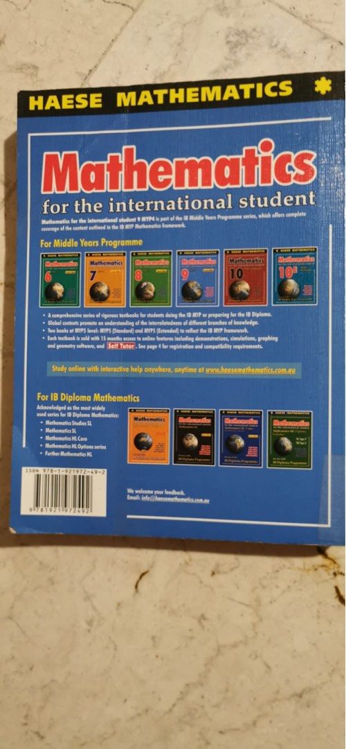 Haese mathematics ibdp grade 9 buku alat tulis buku pelajaran di