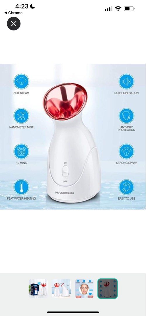 Hangsun spa quality facial steamer, Beauty & Personal Care, Face, Face