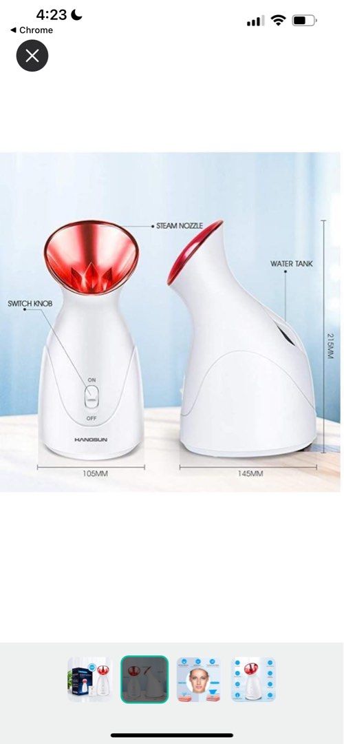 Hangsun spa quality facial steamer, Beauty & Personal Care, Face, Face