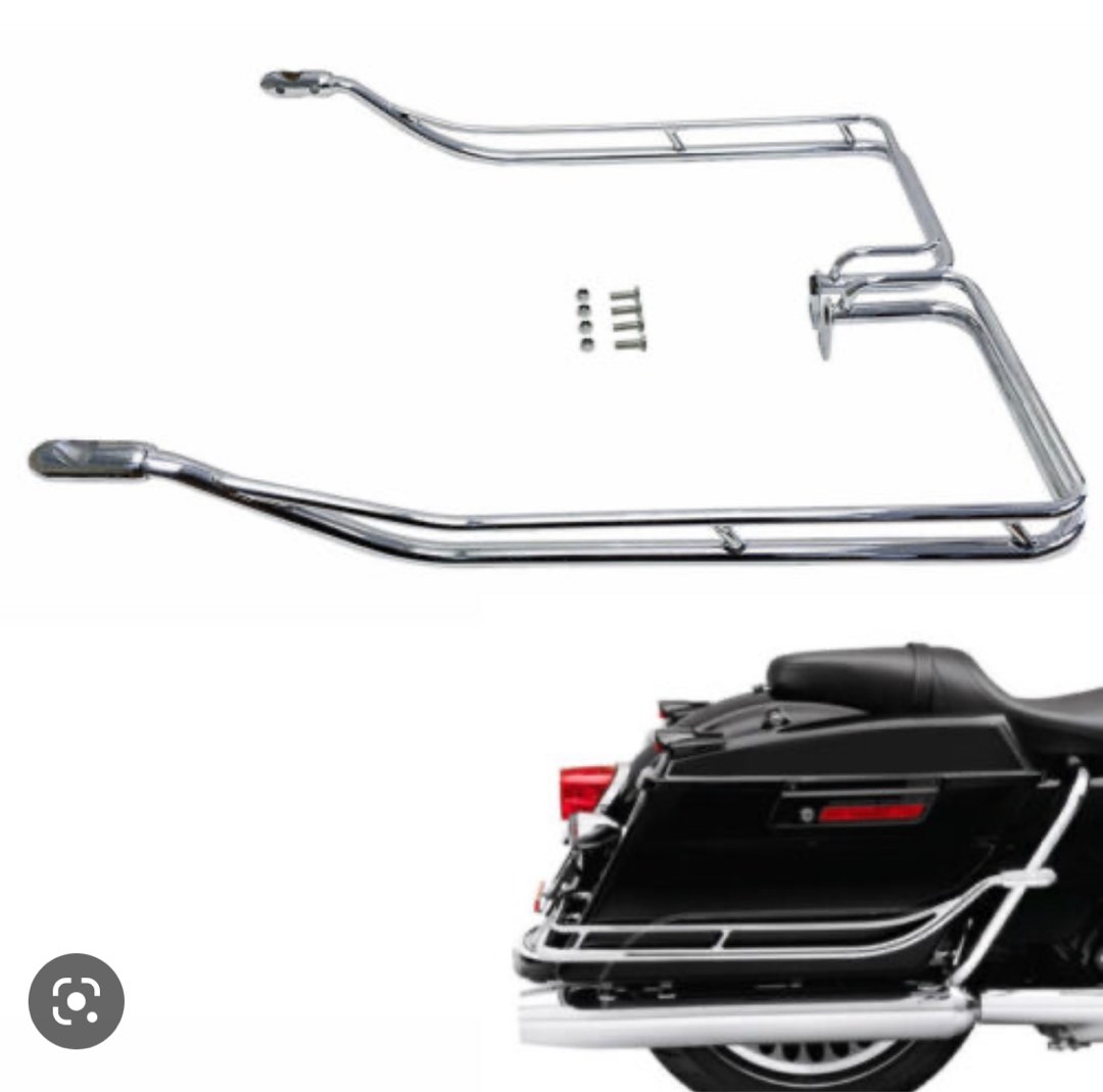 Harley Davidson Roadking saddlebag guards, Motorcycles, Motorcycle