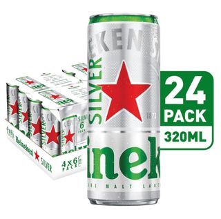 Heineken Silver Beer Can 24x320ml